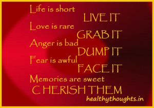 words of wisdom-thought for the day-life-love-anger-fear-memories ...