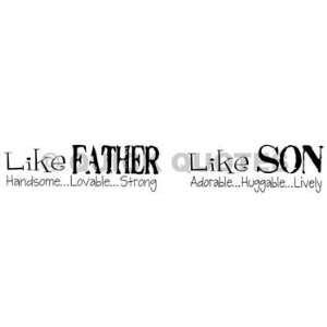 Like Father, Like Son Vellum Quotes Kitchen & Dining