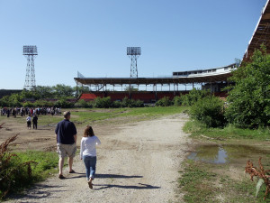 Old Baseball Stadiums Black and White Photos
