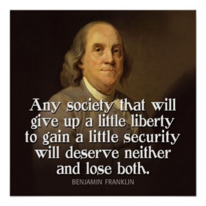 benjamin franklin quotes | Ben Franklin Quote Any society that will ...