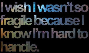 don't want to break....