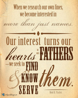 LDS Family History Quotes