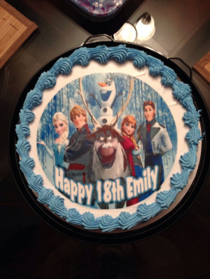 Disney's Frozen Cake From Dairy Queen Dairy Queen