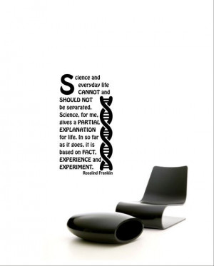 Science art - women in science - Rosalind Franklin quote and DNA ...