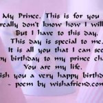 Simple Birthday Poems for Boyfriend