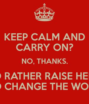 Keep Clam Change The World