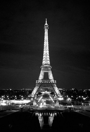 Eiffel Tower At Night by Heidi Hermes
