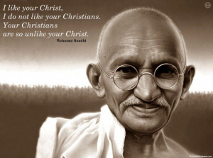 Mahatma Gandhi Christians Quote