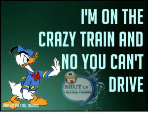 on the crazy train...