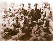 The Alabama football team in 1892. Among those labeled are head coach ...