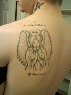 grandma memorial tattoo memory of his grandmother memorial grandma ...