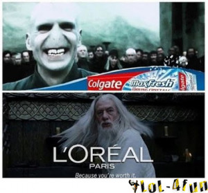 Lord of the Rings + Harry Potter - advertising time