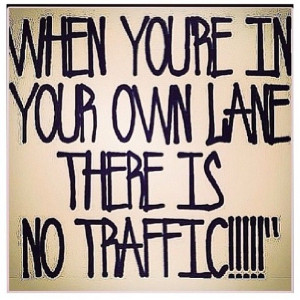 Stay in your lane