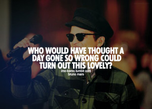 Related Pictures bruno mars quote picture by ellie inspiring photo