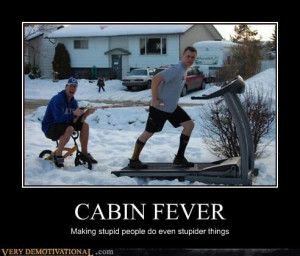 hate winter #cabinfever