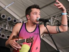 picture of Tyler Joseph at Bonnaroo More