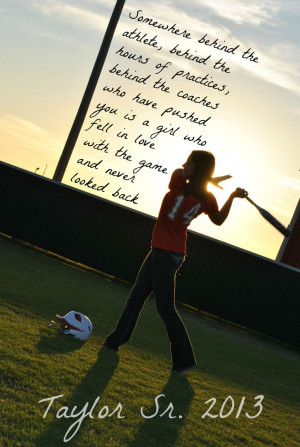 Softball Senior Pics