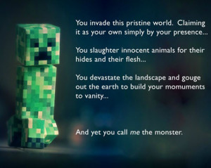 creeper confession minecraft funny1 21 Funny Nerdy Pictures