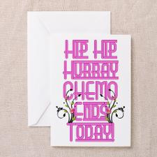 Cancer Chemo Over Greeting Card for