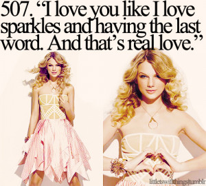cute, love, quote, real, taylor swift - inspiring picture on Favim.com
