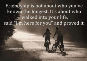 Friendship quotes / A real friend will prove their friendship by being ...