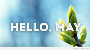 Cute wallpaper with hello may