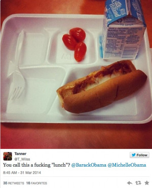 Students Fed Up With Michelle Obama’s School Lunch Overhaul — Menu ...