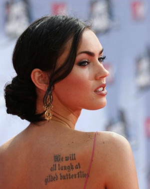 Gallery: Celebs With Tattoos Of Inspirational Sayings