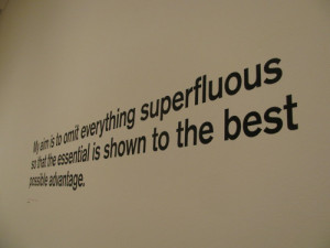 Quote painted on a wall in the SFMOMA