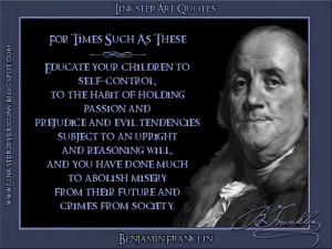 LinksterArt Quotes: Benjamin Franklin