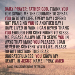 Daily Prayer Quotes Sayings