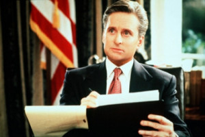 The American President - Michael Douglas as US President Andrew ...