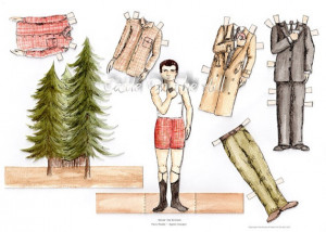 Twin Peaks Theatre - Agent Dale Cooper Dress-Up Doll with quotes