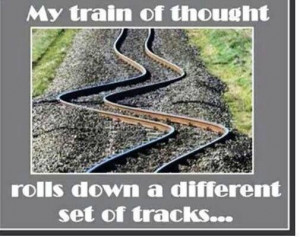 My train of thought...