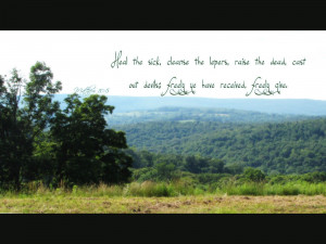 Matthew 10.8 1 Bible Verse