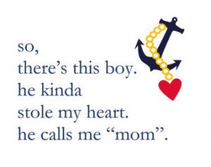 navy blue baby boy quote w ith anchor and heart 