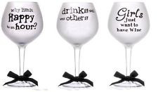 Details about 40 Wine Improves Wine Glass - Funny 40th Birthday Gift