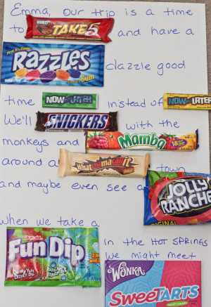 poems that use candy bar names. How to make a poem with real candy ...