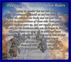 Fallen Bikers Poem | http://hawaiidermatology.com/fallen/fallen-biker ...