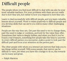 Difficult people