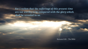 Sufferings and glory quote wallpaper