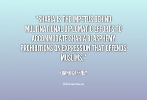 Sharia is the impetus behind multinational diplomatic efforts to ...