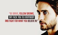 jared leto quote more beards this man baby blue jaredleto thirty ...