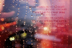 It will rain -Bruno Mars