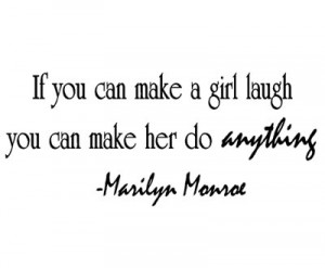 IF-YOU-CAN-MAKE-A-GIRL-LAUGH-Marilyn-Monroe-Wall-Quote-Vinyl-Sticker ...