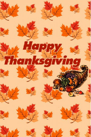 Happy Thanksgiving iPhone Wallpaper Download