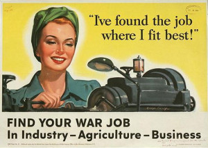 US WWII Poster - Find your war job