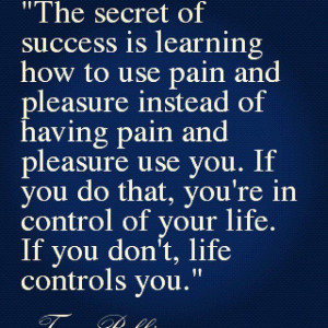 The Secret Of Success Is Learning