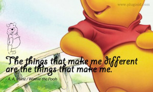 The things that make me different are the things that make me.