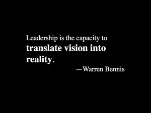 Warren Bennis #inspirational #quote on leadership